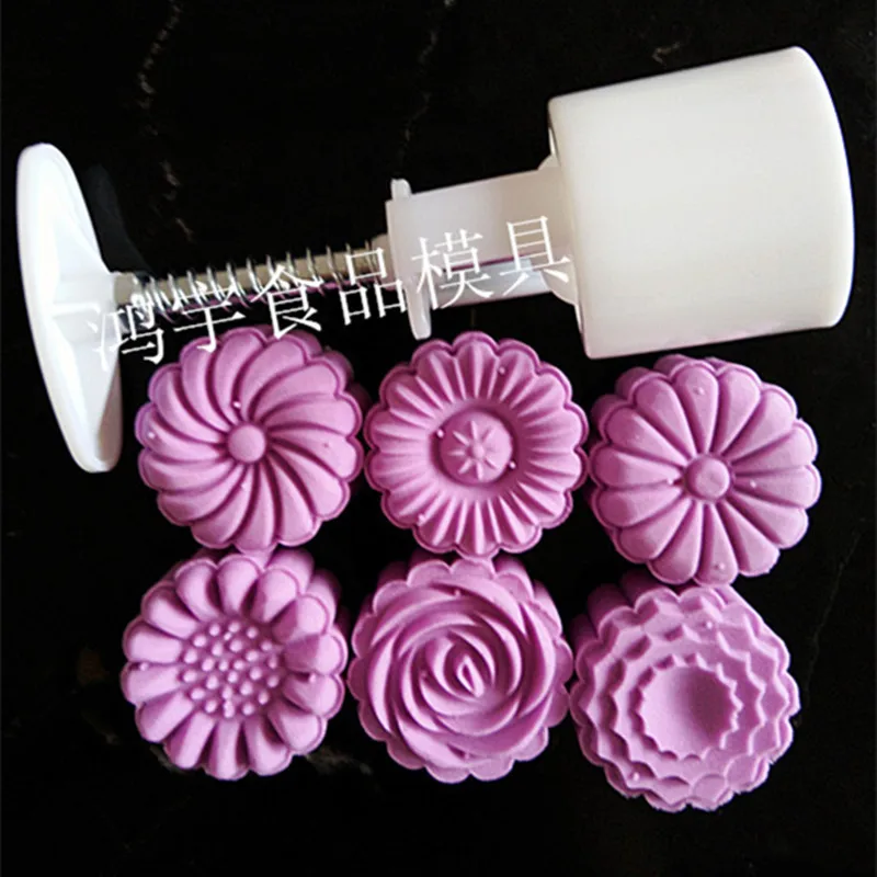 Кухонные изделия 50 г форма для торта с круглыми цветами и луной Пластиковые