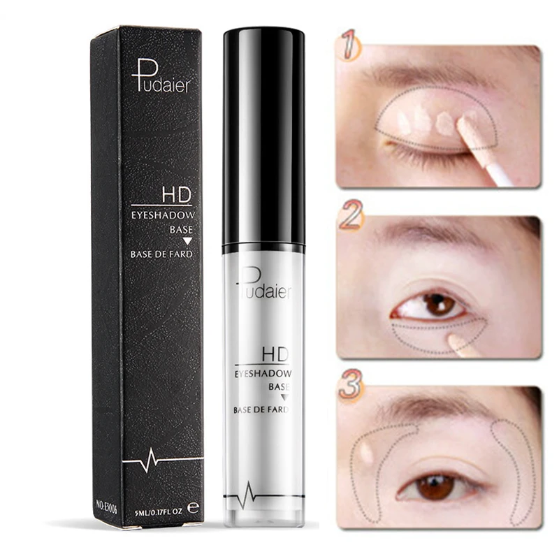 Pudaier New 24 Hour Highlight Eyeshadow Color Eye Primer Long Lasting Concealer Make Up Base Makeup Complete Cosmetic | Красота и