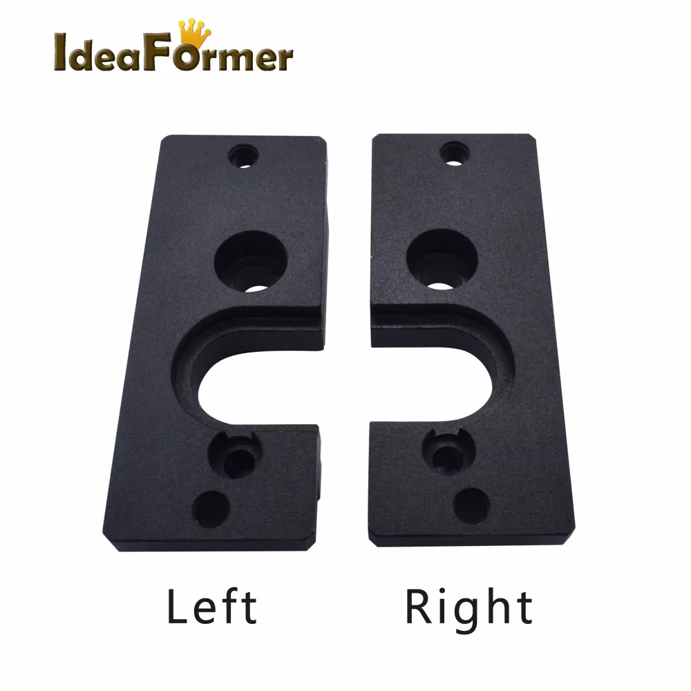 

IdeaFormer 3D printer aluminum alloy V6 hot end metal mount plate for BullDog Extruder Reprap Mendel Prusa