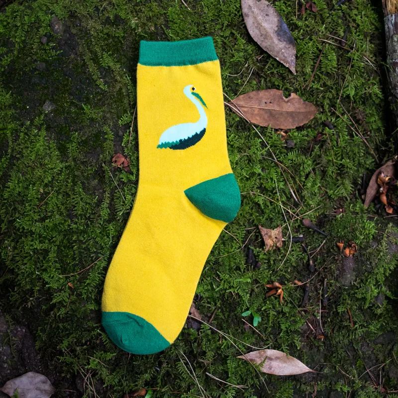 Женские хлопковые носки до щиколотки повседневные милые забавные в японском