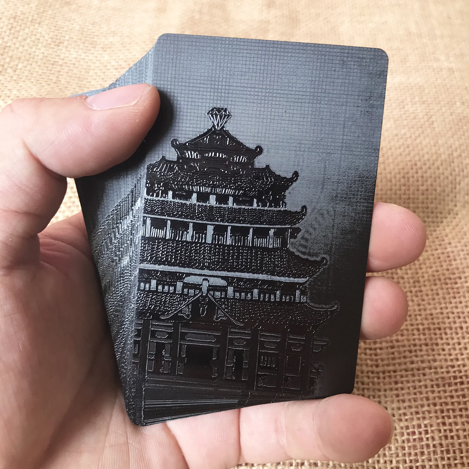 Водонепроницаемые черные строительные пластиковые фотообои алмазные покерные