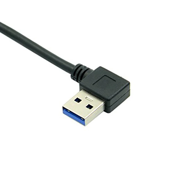 0 4 м прямоугольный 90 градусов USB 3 A типа Папа прямой Тип папа кабель для передачи