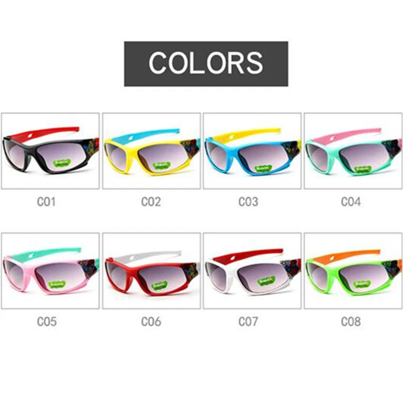 RILIXES Брендовая Дизайнерская обувь солнцезащитные очки детей прекрасные UV400