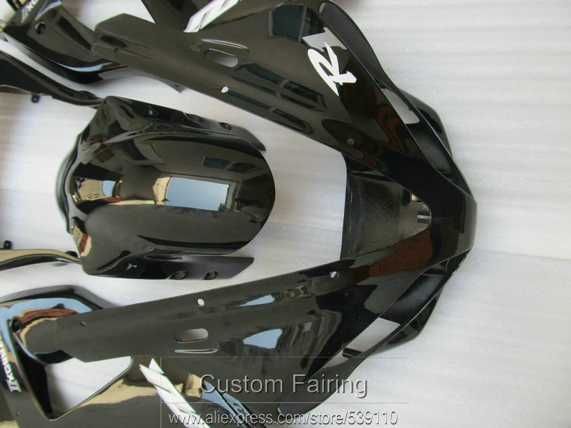 Комплект обтекателей для мотоцикла Yamaha R1 2000 2001 комплект глянцевых черных YZF 00 01