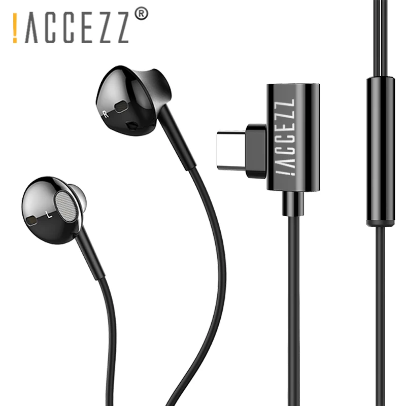 ! ACCEZZ магнитные наушники USB Type C проводные для Xiaomi Mi6 Mi8 Huawei Samsung смартфон с