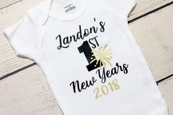 Индивидуальная коллекция 2019 детские футболки на первый новый год детское боди