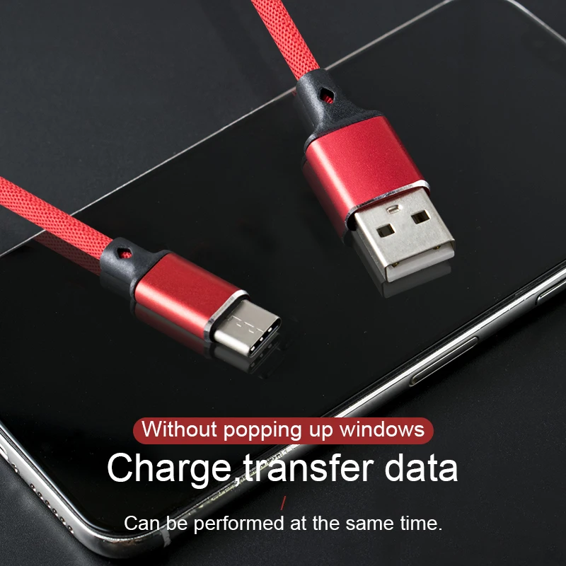 Ersuki usb type-C кабель для быстрой зарядки и синхронизации данных USB C кабель для huawei Xiao mi Red mi Note 7 mi 9 samsung Galaxy S9 Oneplus 6t