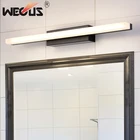 Светодиодный зеркальный светильник для ванной комнаты, водонепроницаемый, 500 мм, AC90-260V, 12 Вт, современный декоративный акриловый настенный светильник, бра для фойе, спальни