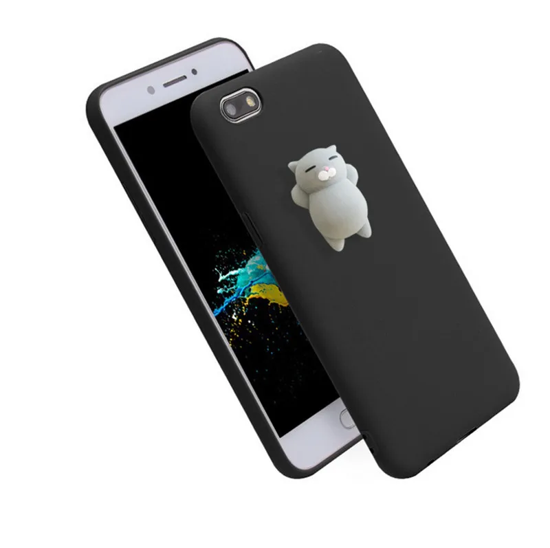 Pinch тыкать Squishy Cat Мягкий силиконовый чехол для OPPO A59 A33 A37 A53 A39 A57 A71 A79 A73 A75 R7 r7S R9 R9S R11