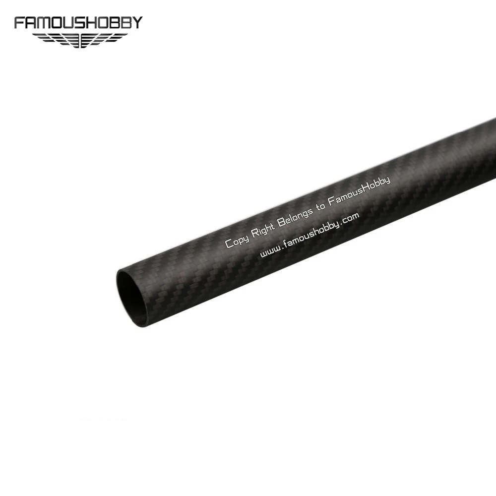 Famoushobby FT051 1pcs 3K 100% full carbon fiber tubes/pipes/strips 17x15x600mm for muliticopter 1pc/bag | Электроника