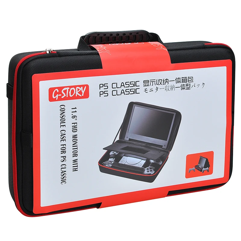 

G-STORY 11.6 Inch FHD 1080P Display Gaming Monitor For PlayStation Classic With Carrying Case Ips Panel Black Gaming Display