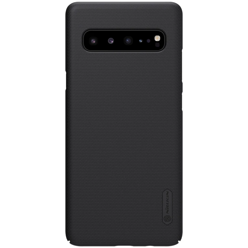 Черный Nilkin для samsung Galaxy S10 5G 6," чехол-накладка Nillkin матовый защитный жесткий чехол для задней панели телефона для samsung Galaxy S10 5G - Цвет: Черный