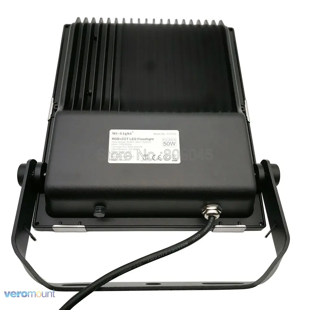 FUTT02 Milight 50 Вт RGB + CCT Светодиодный прожектор AC110V 2620V IP65 Водонепроницаемый наружное