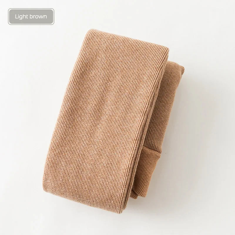 Light Brown Caramella, новая мода, Осень-зима, женские колготки, плотные, Simier, чулки, трусики, колготки, дышащие, длинные, махровые, матовые чулки - Цвет: Light Brown