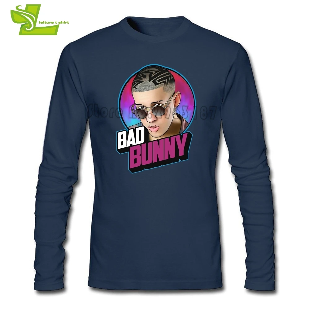 Футболка Bad Bunny для парней новинка Уникальные футболки повседневная классическая