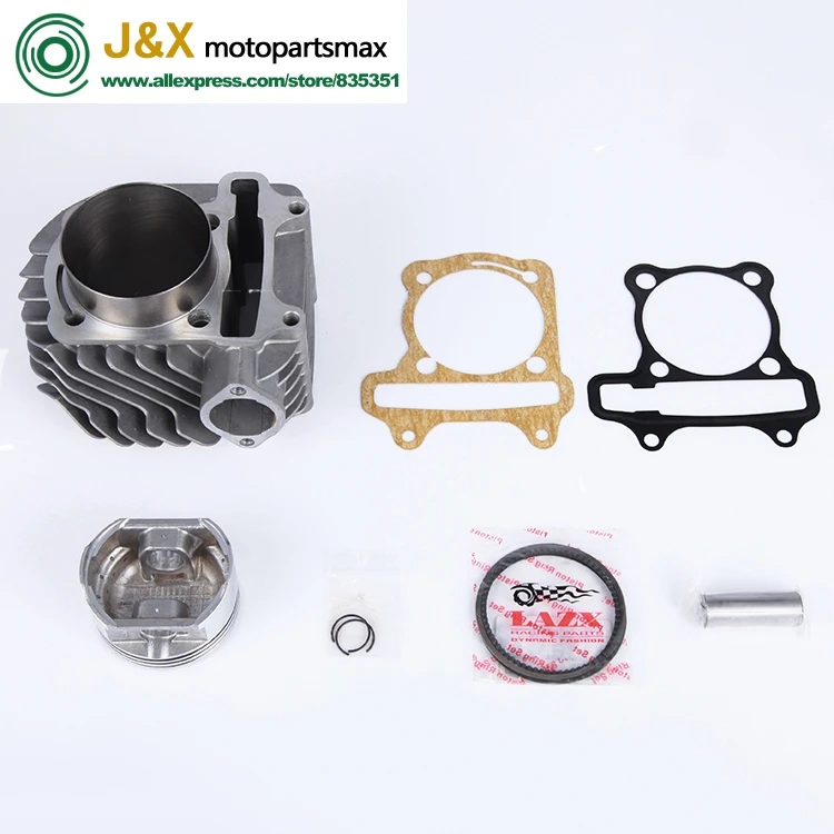 

Сделано в Тайване GY6 125cc 150cc обновление до GY6 210cc большой диаметр 63 мм 157qmj 152qmi дополнительная мощность не менее 50%, головка для гоночного комплекта цилиндров