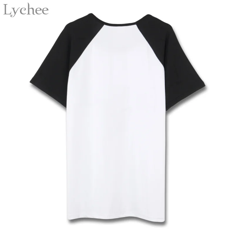 Летняя женская футболка Lychee с японским аниме принтом Death Note Повседневная