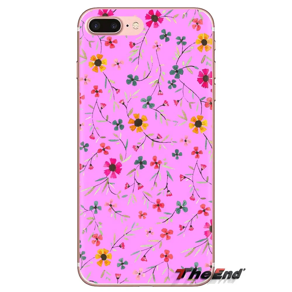 Soft Transparent Cases Covers For Xiaomi Redmi 4A S2 Note 3 3S 4 4X 5 Plus 6 7 6A Pro Pocophone F1 Flower Patterned |