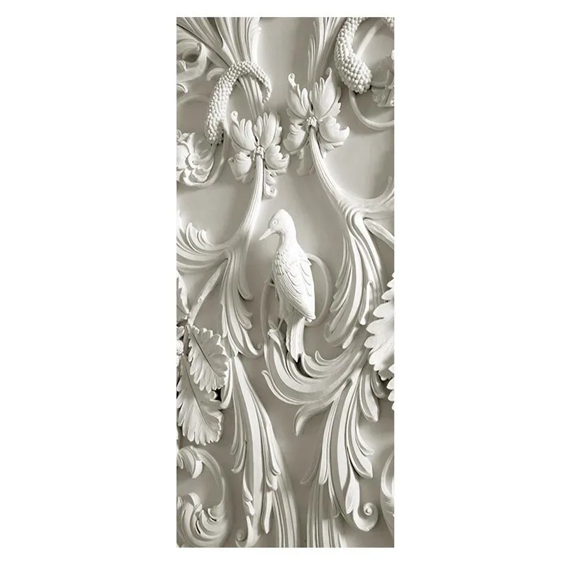 Настенная бумага 3d настенная HD Европейский классический Рельефный цветочный