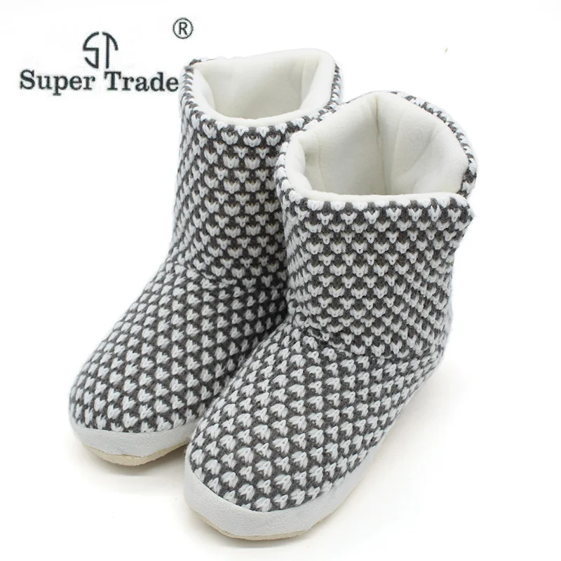 ST SUPER TRADE/женские зимние домашние тапочки теплая обувь повседневные Нескользящие