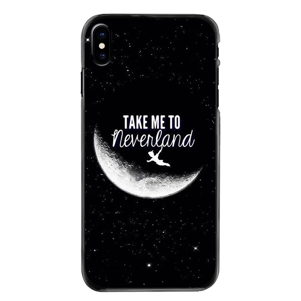 Accessories Bag Case For iPhone 4 4S 5 5S 5C SE 6 6S 7 8 Plus X XR XS Max iPod Touch Peter Pan Take Me To Neverland Glossy |