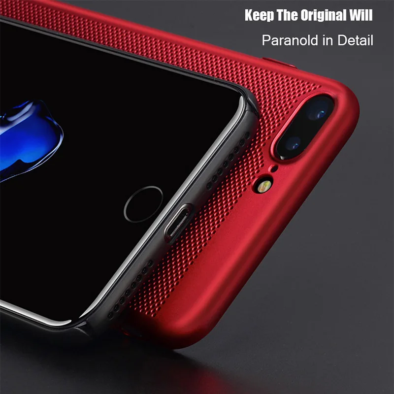 Heat Dissipation Phone Case For iPhone X 10 8 7 6 6s Plus Cover Cool Matte Hard PC Cases XS MAX XR |
