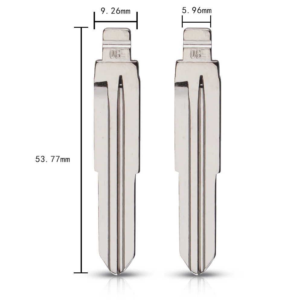 KEYYOU 10 шт./лот #08 автомобильный пустой ключ необработанное лезвие для Daihatsu FIAT PALIO