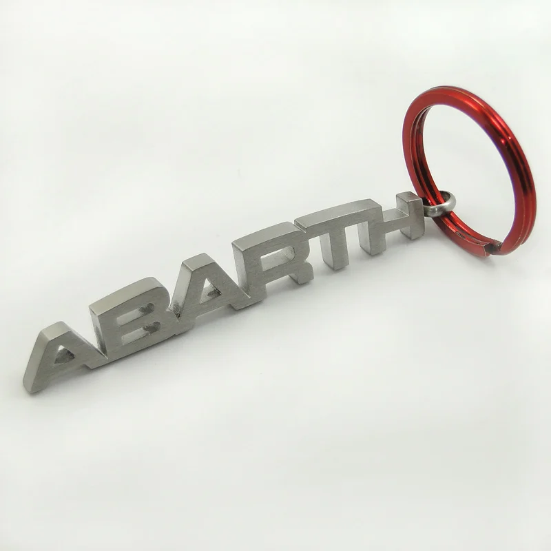 Автомобильный брелок DICARLUN из нержавеющей стали Abarth для ключей Fiat логотип