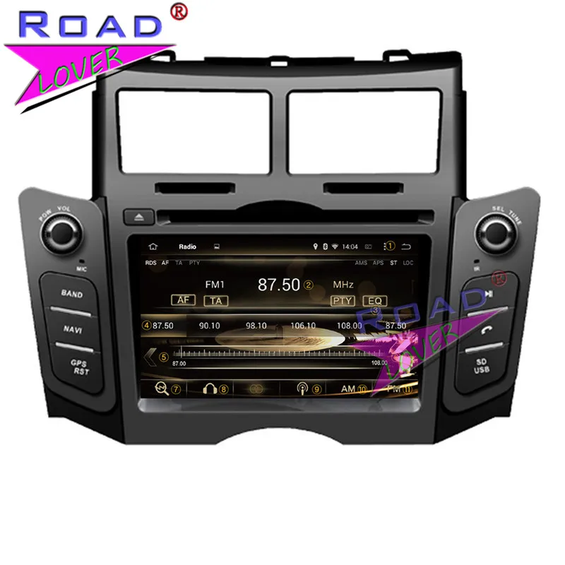 Roadlover Android 9.0 Car PC DVD Player Radio For Toyota Yaris 2005 2006 2007 2008 2009 2010 2011 Stereo GPS Navigation Magnitol |
