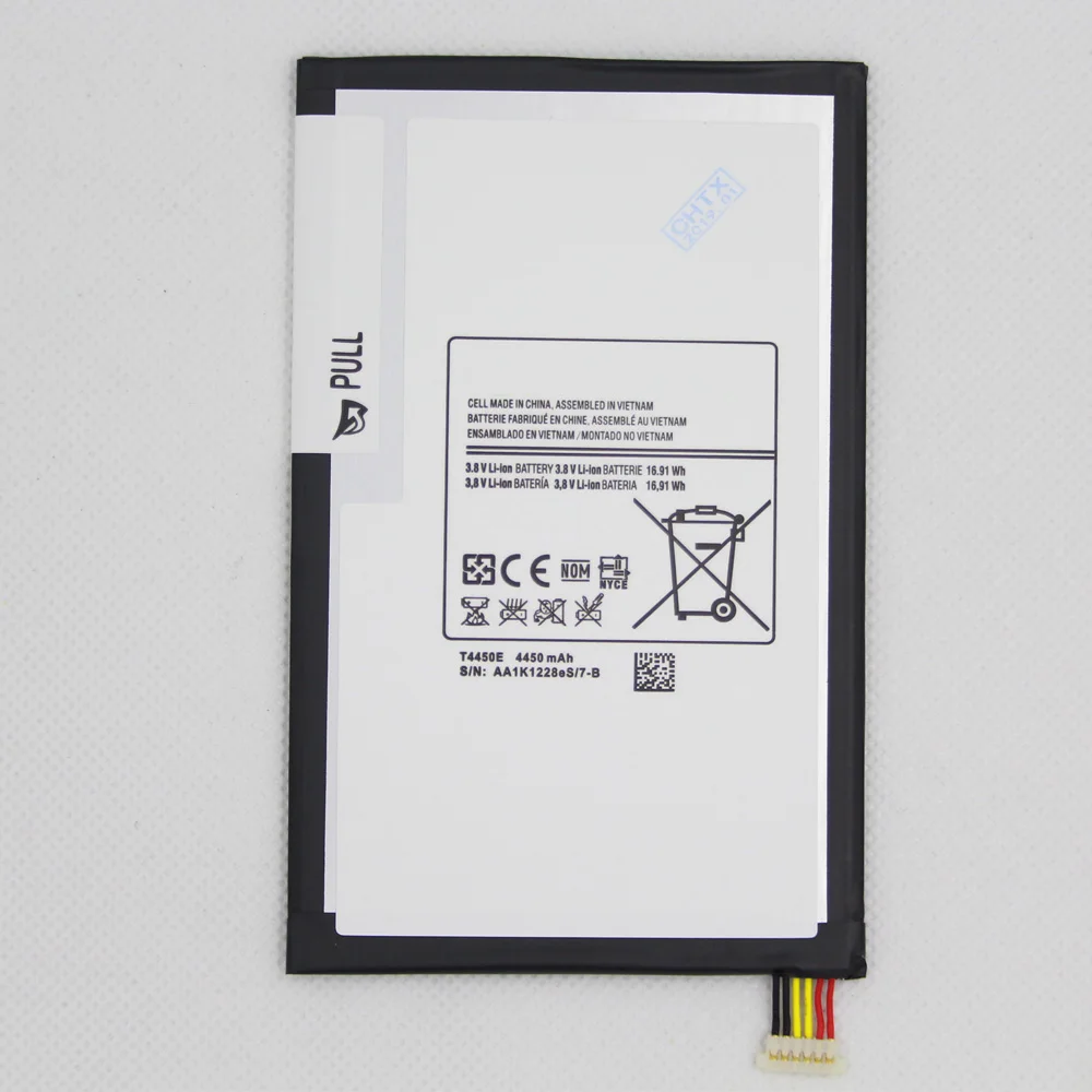 Сменный аккумулятор ISUNOO Tab 5 шт./лот для Samsung Galaxy 3 8 0 T315 T311 T310 подлинный Аккумулятор