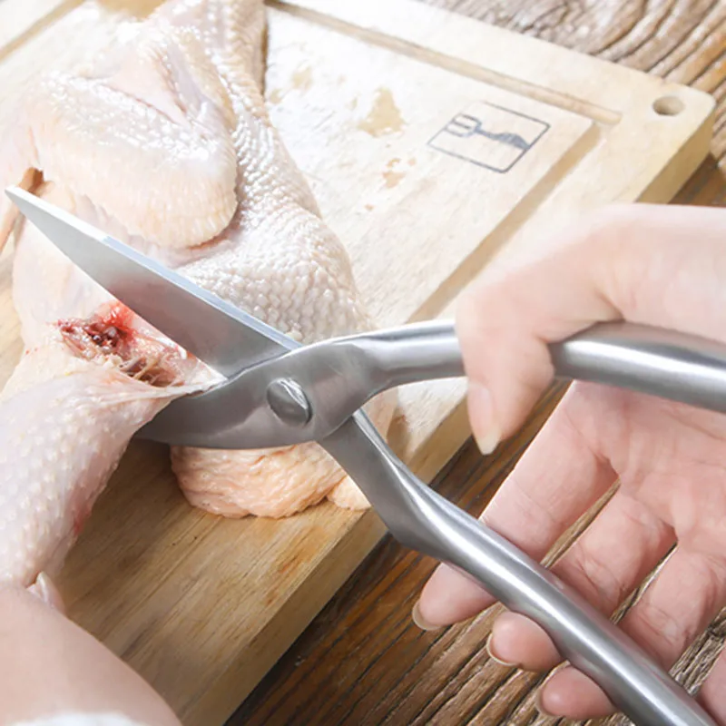 Scissors Kitchen Accessories Multifunctional Stainless Steel Scissor For Chicken Bone Fish Shears Tool Bottle Opener | Дом и сад