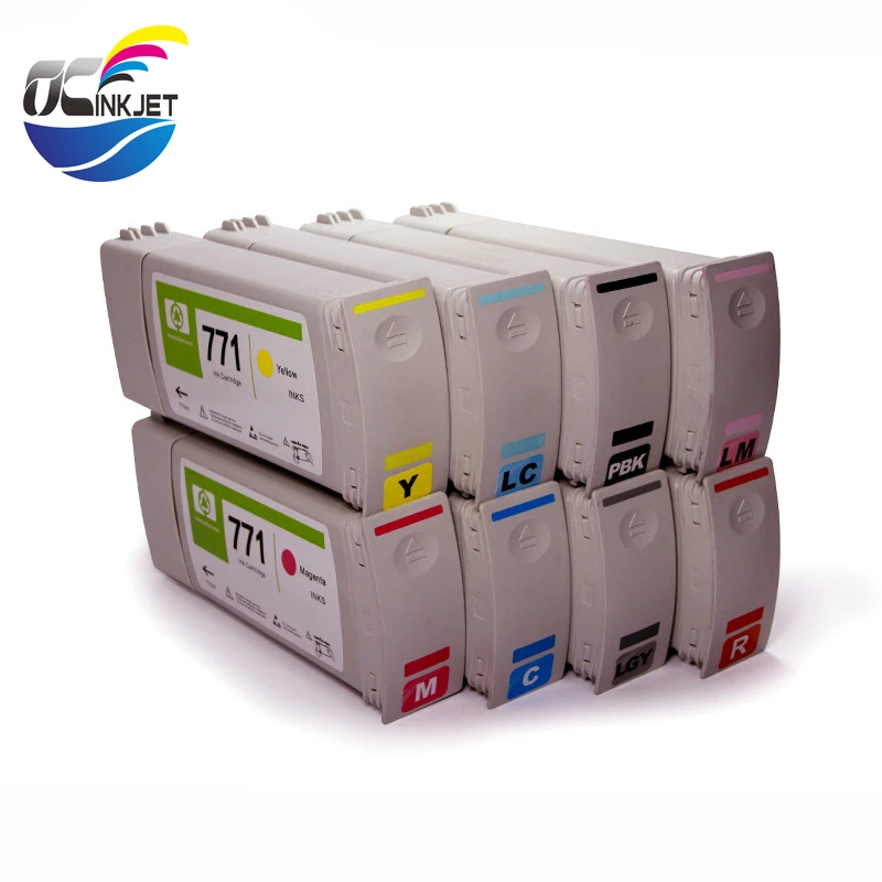 OCINKJET 775 мл для HP 771 чернильный картридж полный с OEM пигментные чернила совместимый