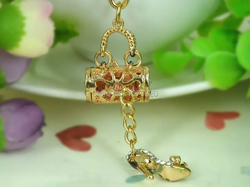 Черные сумки высота каблука искусственная бижутерия женская сумка подвеска