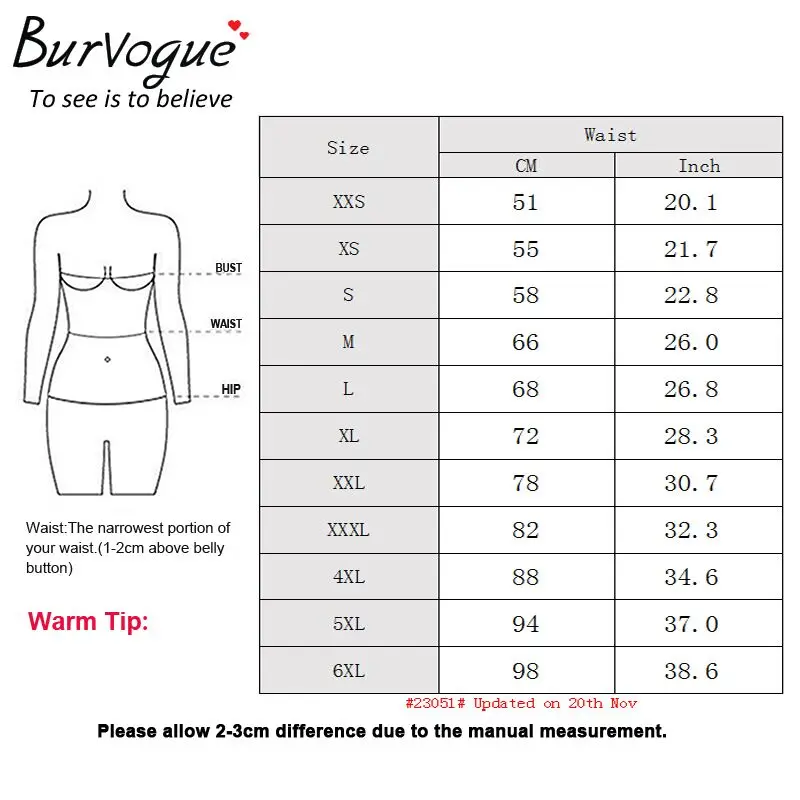 

Burvogue Women Corset Underbust 26 Steel Boned Satin Corsets and Bustiers Plus Size Waist Trainer Control Belt for Weight Loss