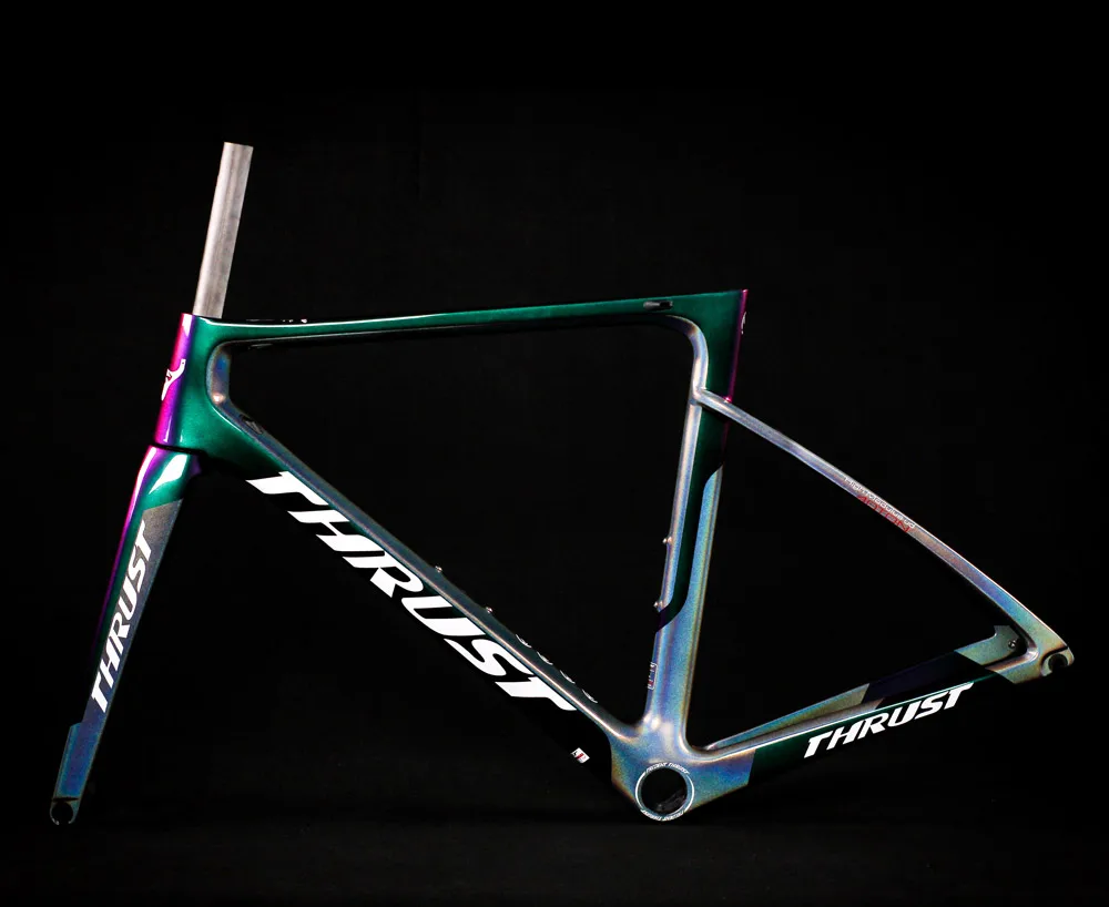 

THRUST Carbon Road Frame Di2 Mechanical Racing Bike Carbon Frame Bicycle with Fork Seatpost Headset Carbon Road Bike