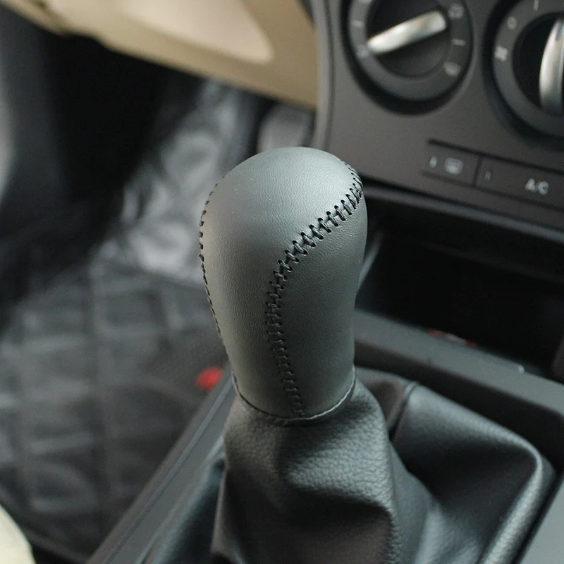 LS АВТО натуральная кожа ручка переключения передач кожаный чехол для Mazda 3 MT