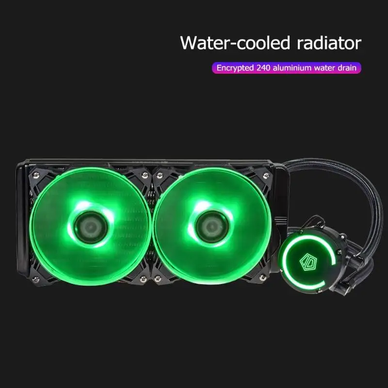 IDCOOLING AURAFLOW 240 cpu вентилятор водяного жидкостного охладителя радиатор для Intel/AMD