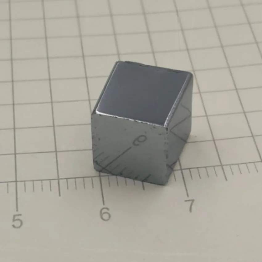 Благородный металл 10 мм Osmium куб высокой чистоты Os блок плотность самая твердая сталь в природе коллекции элементов
