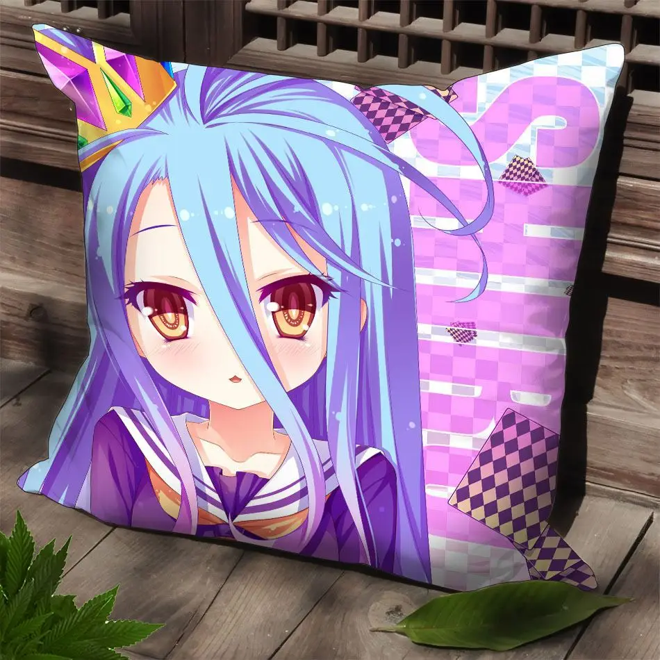 Хобби Express Dakimakura квадратный японская Подушка Чехол Широ игры без жизни аниме SPC9 |