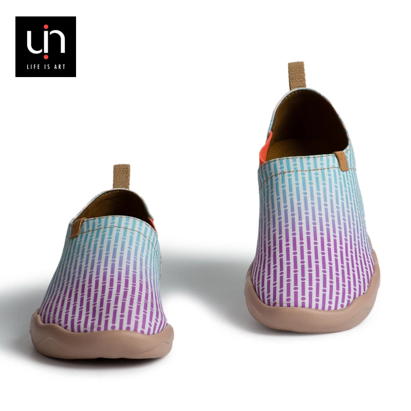 Pink Princess - 2015 UIN Spring New Arrival Fashion Women's Plaid Painted Canvas Espadrille Tour Shoe | Обувь