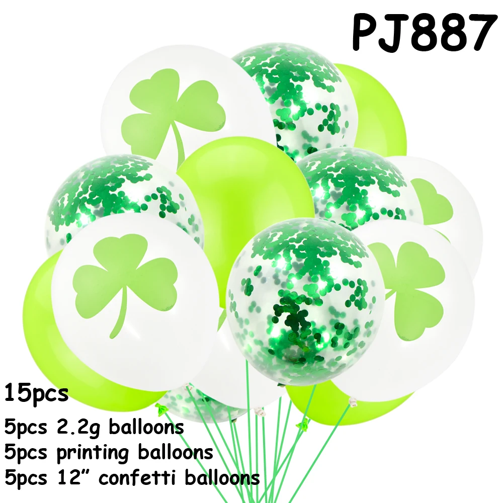 St Patrick'S Day шарики для свадебного украшения воздушные шары с цветами надувной шар