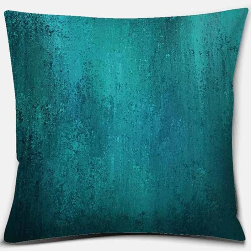Decorative Pillows Blue Pillow Cover For Living Room Geometric Cushion Cover 45x45cm Bedroom Decor Sofa Funda Cojin Home Decor