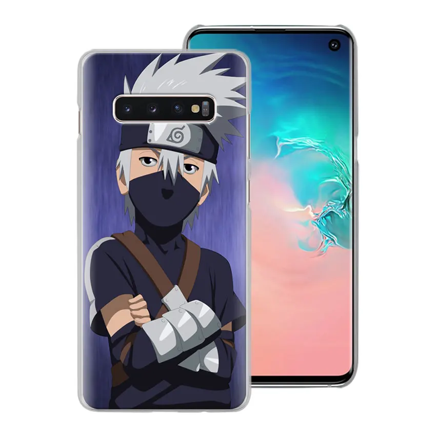 Аниме «Наруто» производства компании "Kakashi" чехол для телефона аниме для samsung Galaxy S10e S10 плюс S7 S8 S9 Plus, Note 8, 9, 10, плюс S10 5G M20 M30 жесткий чехол Coque