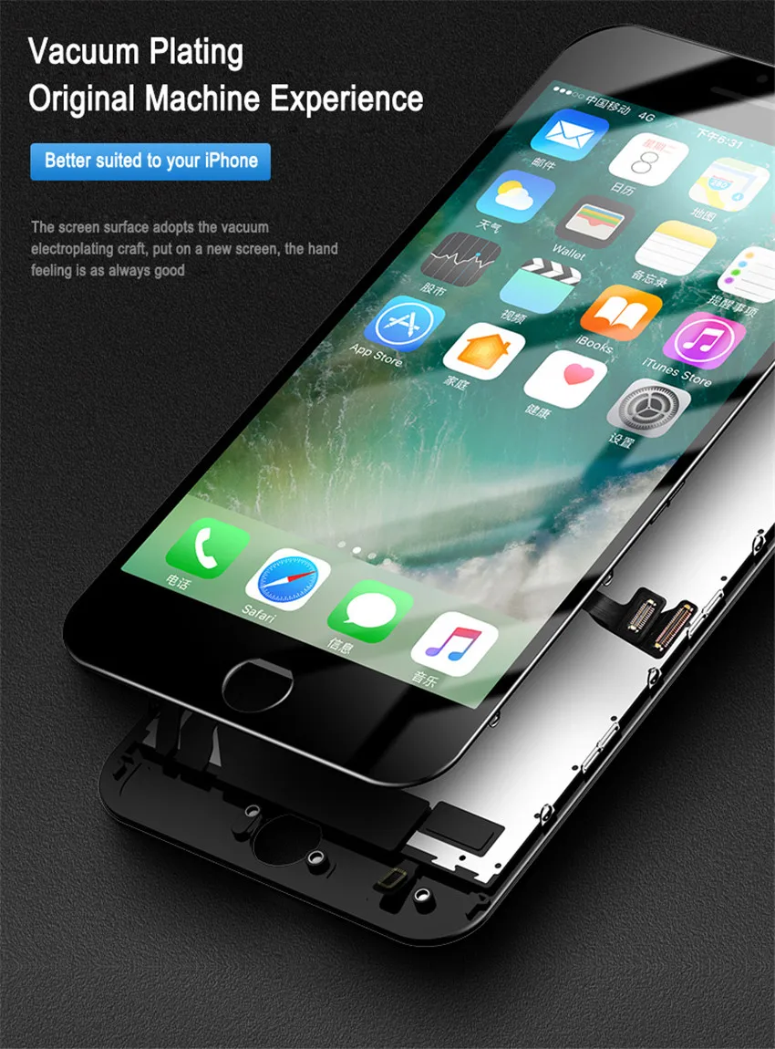 NOHON ЖК-дисплей сенсорный экран в сборе для iPhone 6 6S 7 Plus замена AAA+++ 3D дигитайзер телефон lcd s панель без битых пикселей