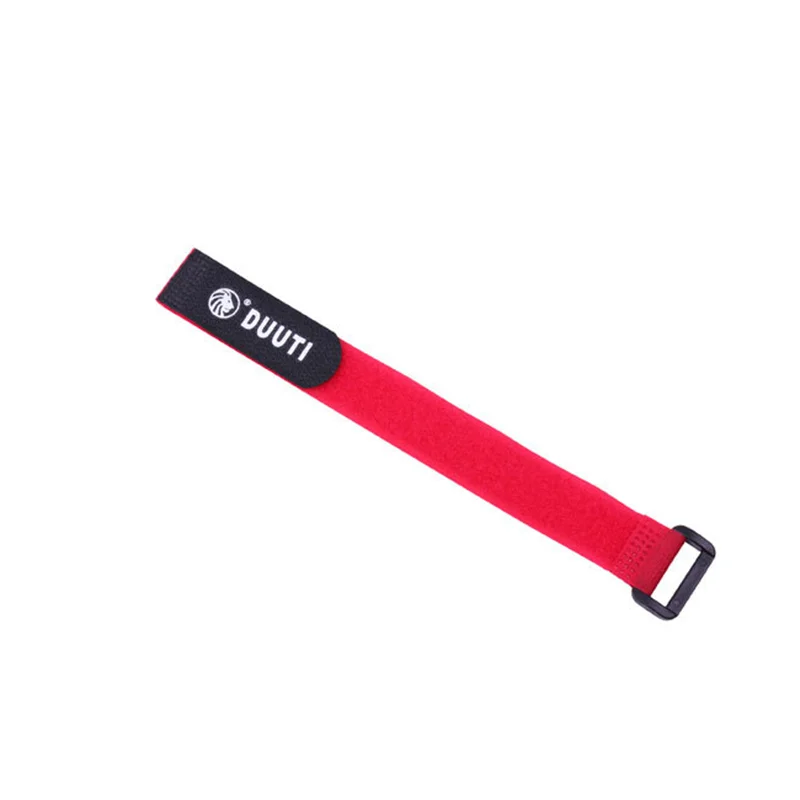 red 2pcs 25cm Length Bicycle Handlebar Strap Pump Strap Universal Tie Nylon Sticky Tie Fixed Items Bicycle Bottle Belt Accessories - Цвет: red