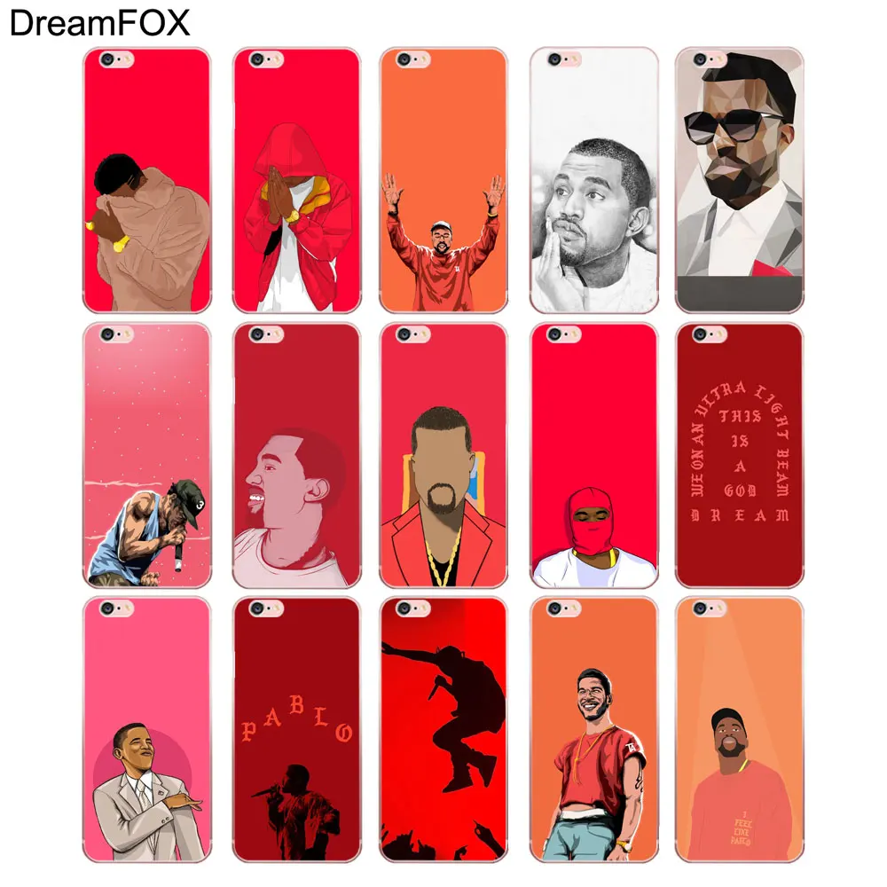DREAMFOX N087 Kanye Omari West Soft TPU Silicone Cover For Apple iPhone XR XS Max 8 X 7 6 6S Plus 5 5S SE 5C 4 4S Case |