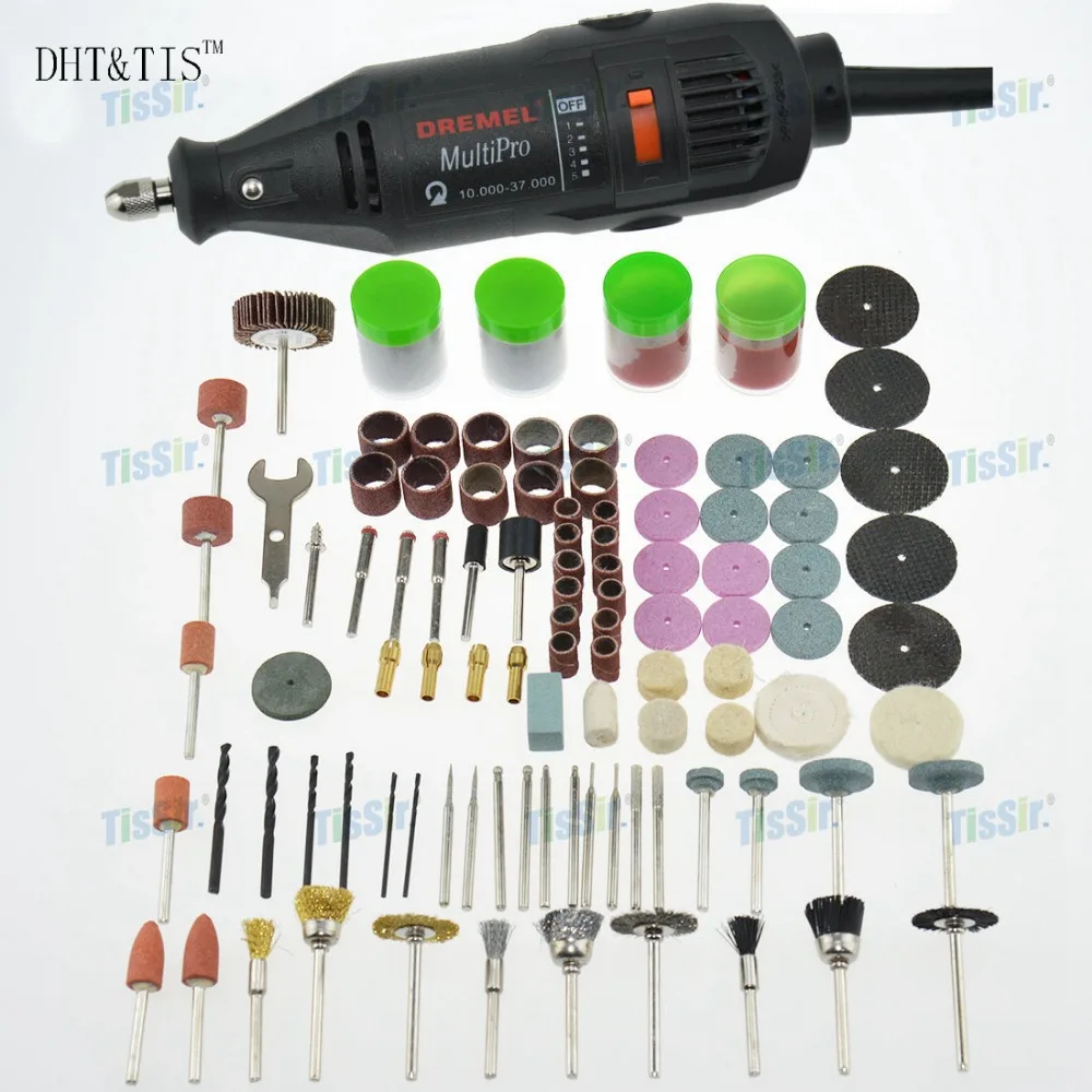 Мини ДРЕЛЬ dremel DHT & TIS 161 шт. вращающийся инструмент аксессуары набор граверов