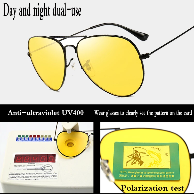 Anti-glare Car Drivers Night Vision Goggles Polarized Driving Glasses UV400 Sun Glasses Driver Night Driving Eyewear