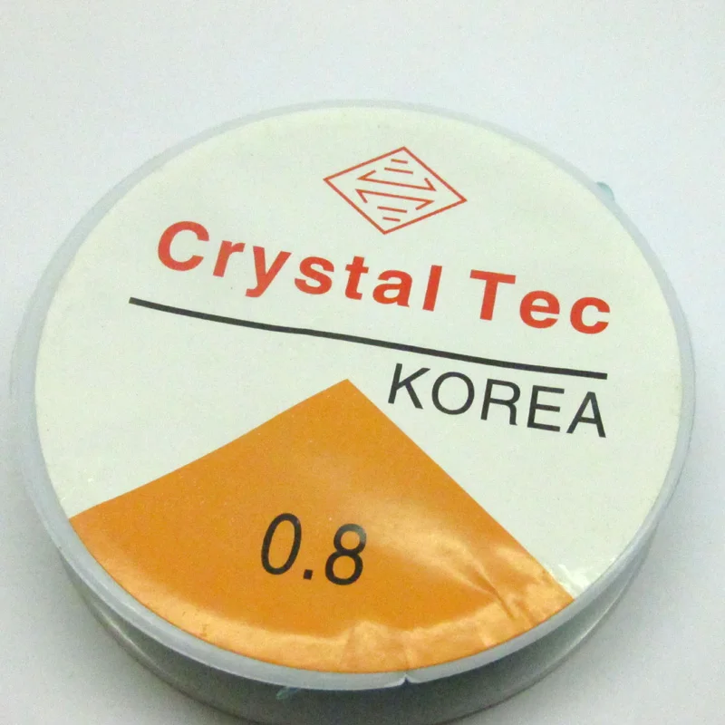 10 рулона 0.6 мм М длинные эластичные Кристалл tec Koera Line ювелирных изделий Бисер