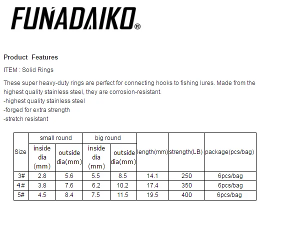 FUNADAIKO, нержавеющая сталь, для рыбалки, Сплит, уплотнительные кольца, плоский, для рыбалки, поворотный узел, приманка, двойная петля, быстрая замена, для рыбалки, раздельные кольца